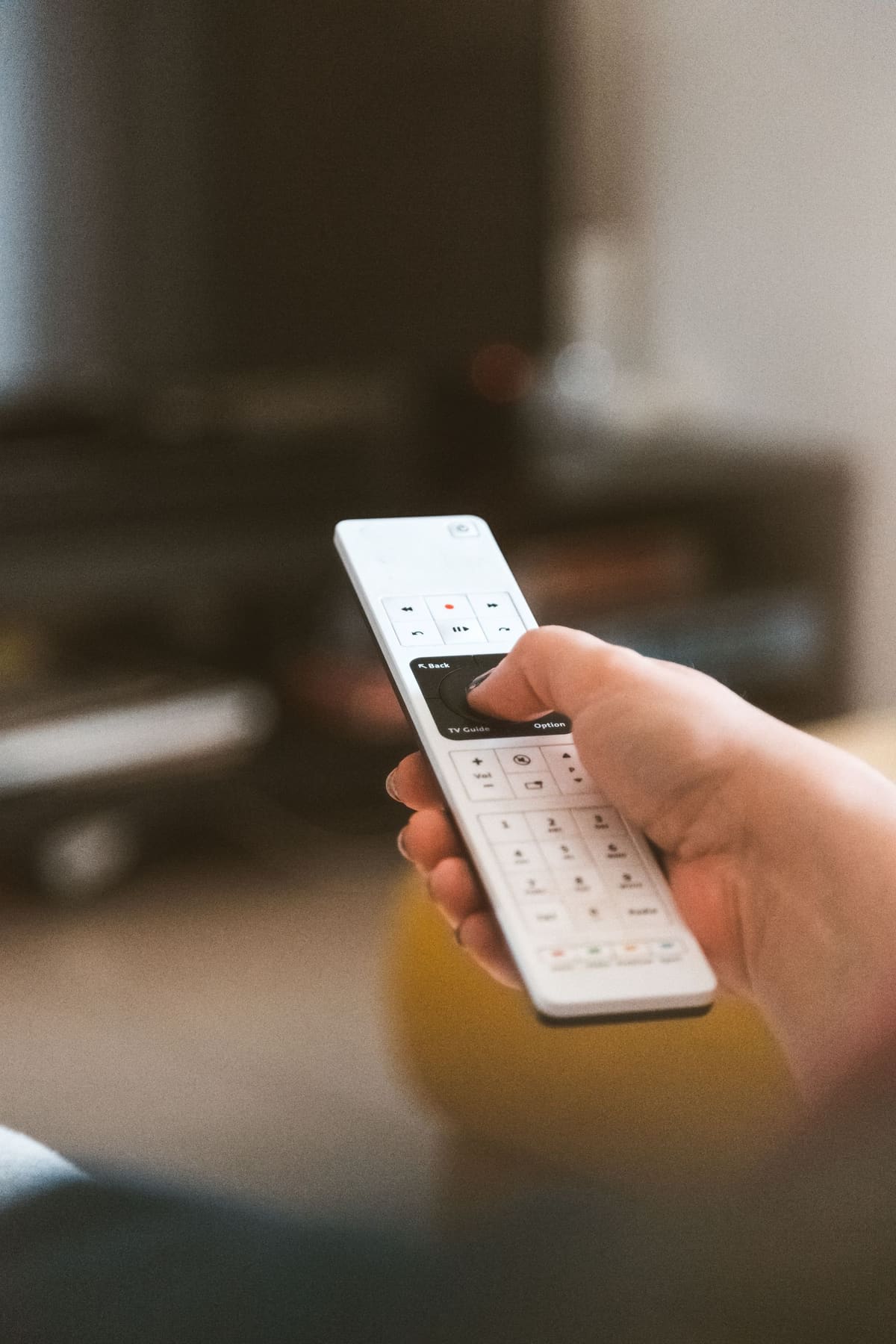 Memakai TV remote control