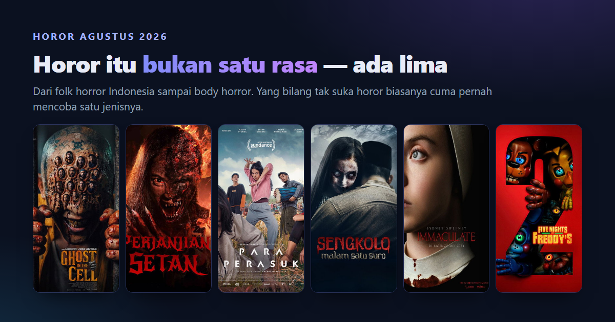 Rekomendasi Film Horor Netflix Agustus 2026: 6 Judul + Panduan Memilih